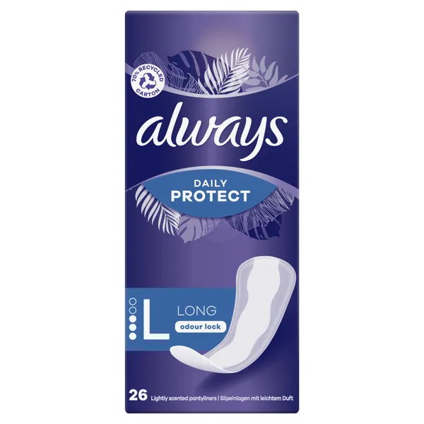 Pesukaitsmed ALWAYS Long Odour Lock, 26tk