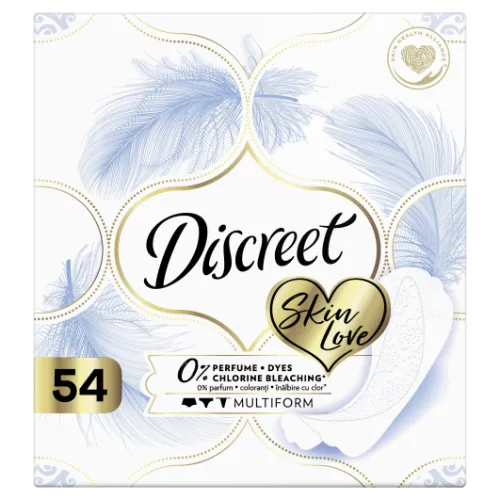 Pesukaitsmed DISCREET Multiform Pure White Cotton, 54tk