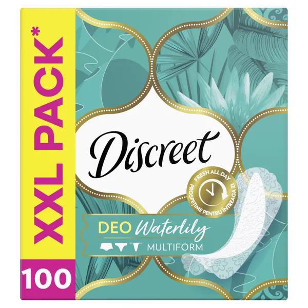 Pesukaitsmed DISCREET Waterlily, 100tk