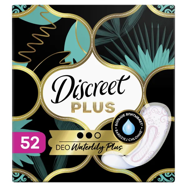 Pesukaitsmed DISCREET Waterlily, 52tk