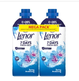 Pesuloputusvahend LENOR Spring Awakening, 2X59 pesukorda, 2X1239ml