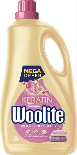 Pesuvahend WOOLITE DELICATE, 60 pesukorda, 3,6L
