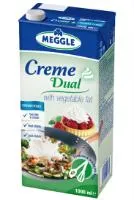 Peti ja taimse rasva valmistis MEGGLE, Creme Dual, 25%, UHT, 1L
