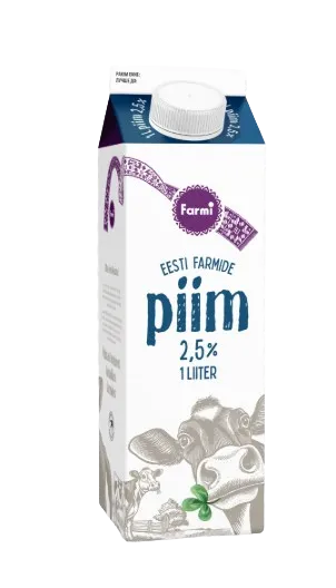 Piim FARMI, 2,5%, 1L