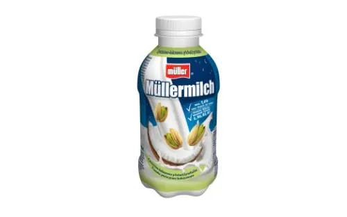 Piena dzēriens ar pistācijām un kokosr. Mullermilch 400g, Muller