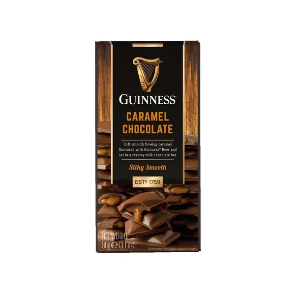 Piimašokolaad GUINNESS, karamelliga, 90g
