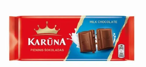 Piimasokolaad KARUNA, 80g UUS