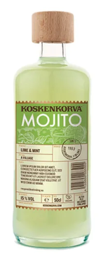 Liķieris KOSKENKORVA Mojito 15% 0,5L D