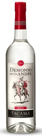 Piiritusjook Pisco DEMONIO DE LOS ANDES, Acholada, 40%vol, 0,7L, R23/179302/21