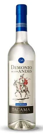 Piiritusjook Pisco DEMONIO DE LOS ANDES, Quebranta, 40%vol, 0,7L, R23/179303/21