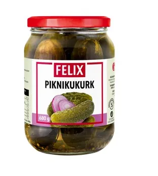 Piknikukurk FELIX, terve, 680g/360g