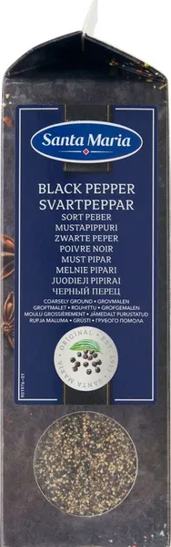 Must pipar SANTA MARIA, jämedalt purustatud, 460 g