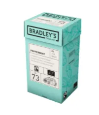Piparmünditee Bradley's  25tk FTO, teekott ümbrikus