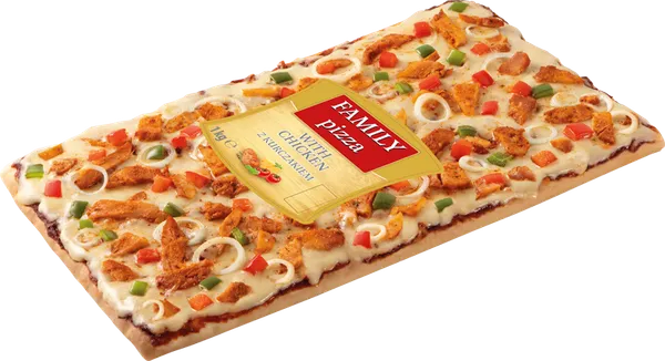 Saldēta pica FAMILY, ar vistu, 1kg