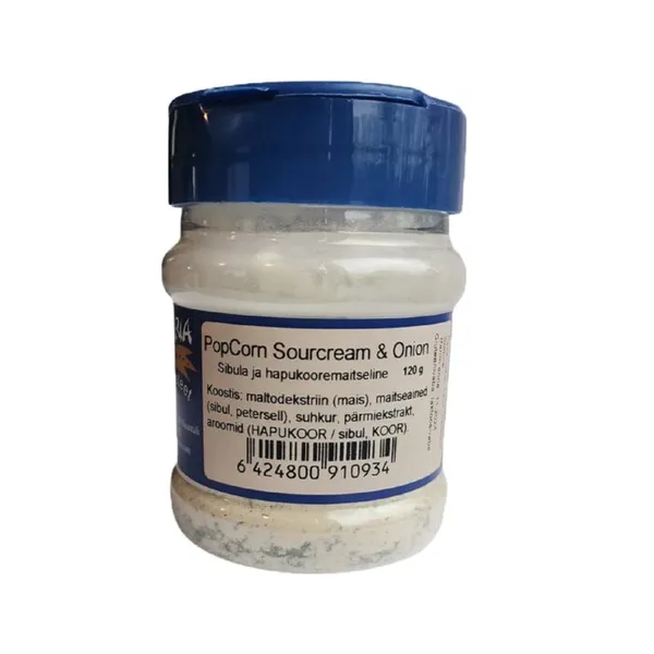 Popkorni maitseaine "Sourcream&Onion" AARIA MAUSTEET 120 g