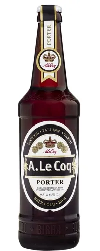 Tume õlu A. Le Coq Porter 500 ml pudel