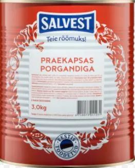 Praekapsas SALVEST, porgandiga, 3 kg