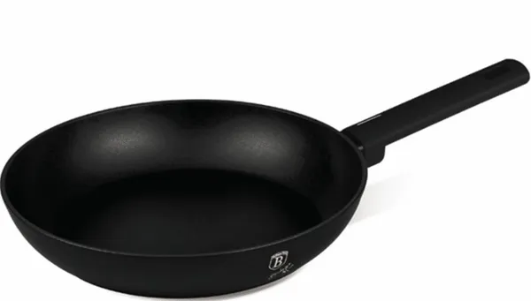 Praepann BERLINGER HAUS, Matte Black, mittenakkuva kattega, alumiinium, D 28 cm, H 5,2 cm, tk