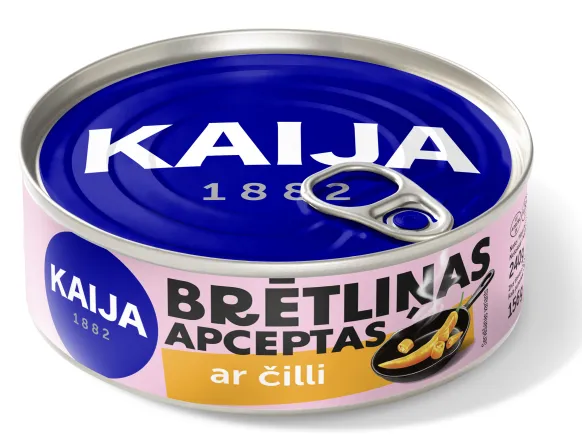 Brētliņas apceptas tomātu mērcē ar čili KAIJA 240g