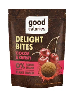 Pralinee ampsud  GOOD CALORIES kakao ja kirsiga, 45g