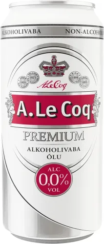 Alkoholivaba õlu Premium, A.LE COQ, 500 ml