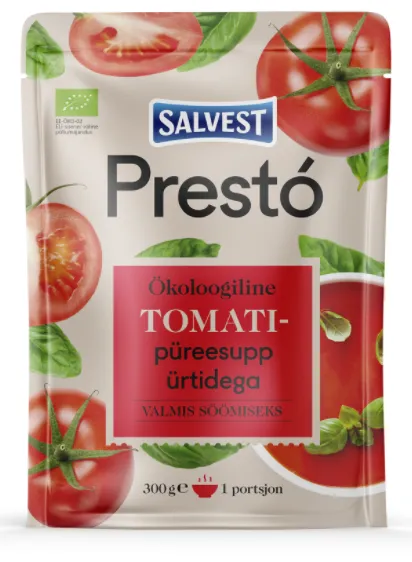 Salvest ökoloogiline tomatipüreesupp ürtidega 300 g