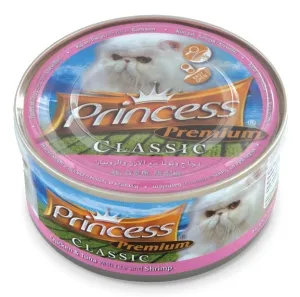 PRINCESS PREMIUM Classic Märg täissööt kassile, tuunikala-riis-krevetid, 170 g