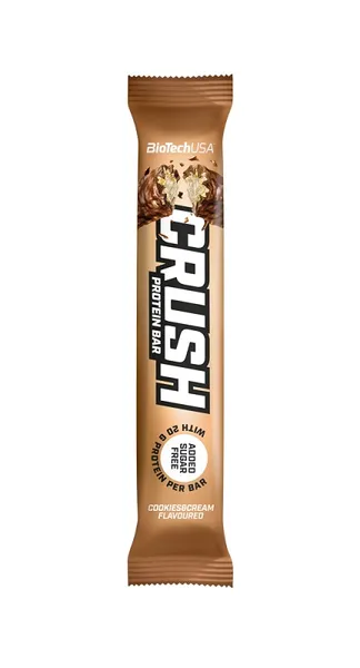 Proteiinibatoon BIOTECHUSA, CRUSH BAR, küpsisekreem, 64g