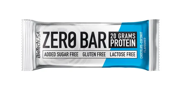 Proteīna batoniņš  BioTechUSA Zero Bar, šokolāde-kokosrieksti, 50g