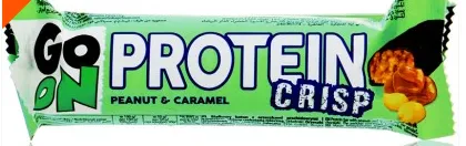 Proteiinibatoon SANTE GO ON, Crisp maapähkel, karamell, 50g