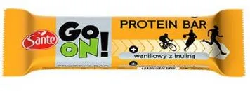 Proteiinibatoon SANTE GO ON, vanilje ja inuliin, 50g