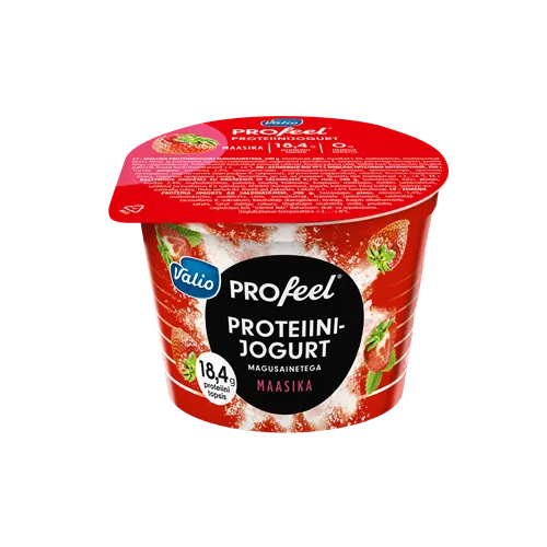 Proteiinijogurt VALIO, PROfeel, maasika, magusainetega, 200g