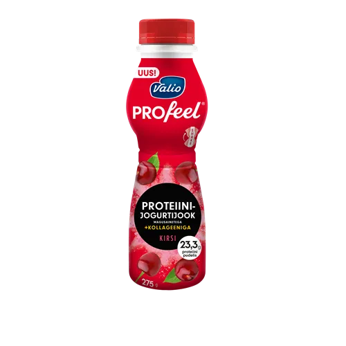 Proteiinijogurtijook VALIO, PROfeel, kirsi, kollageeniga, 275g