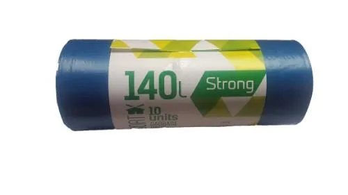 Prügikotid 140 L, 35 mk, 70 x 110 cm, sinised, 10t k, SORTEX