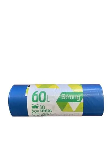 Prügikotid SORTEX, 60L, 30mk, 60 x 75cm, sinised, 10tk.