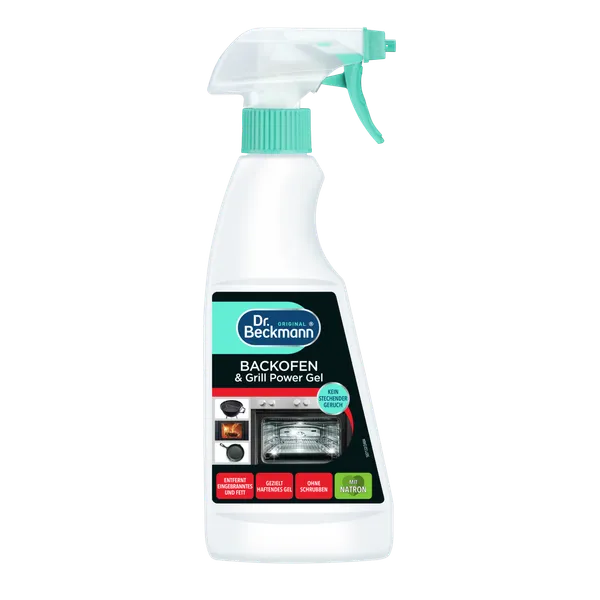 Puhastusgeel DR.BECKMANN, ahjule, grillile, kaminaklaasile, 375 ml