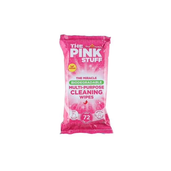 Puhastuslapid THE PINK STUFF, universaalsed, biolagunevad, 72 tk