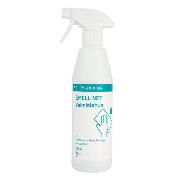 Puhastusvahend SMELL NET RTU pihustiga, lõhnaeemaldava toimega 500ml