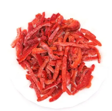 Punane paprika, ribad, IQF, külmutatud, 2,5kg