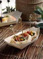 Puust kausid BOAT, 16,5 cm x 8,5 cm, 50 tk, Papstar