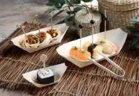 Puust kausid BOAT, 21,5 cm x 10 cm, 50 tk, Papstar