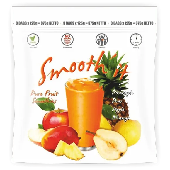 Puuviljasegu SMOOTH'IT, 125g x 20tk, IQF, külmutatud, 2,5kg