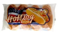 QUICKBURY Hot Dog sai, 4 tk, 250g