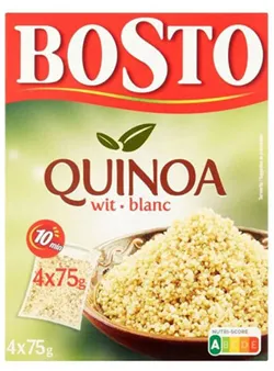 Quinoa, valge 4x75g, BOSTO, 300 g