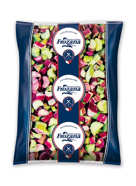 Rabarberi viilud FROZANA, IQF, külmutatud, 2,5kg