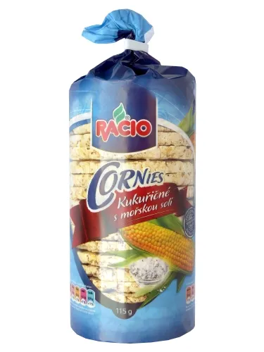 Maisileivakesed meresoolaga, RACIO, 115 g