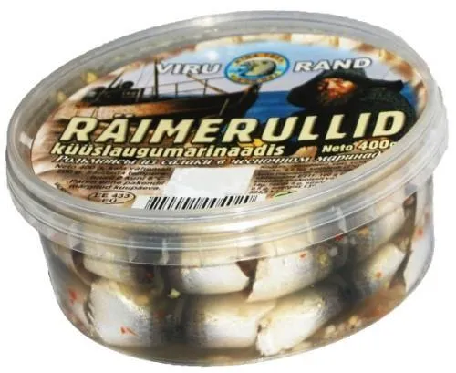 Räimerullid küüslaugumarinaadis, VIRU RAND 400g