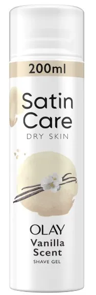 Raseerimisgeel SATIN CARE Dry Skin Olay Vanilla Cashmere, 200ml