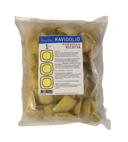 Ravioolid FINEDINE puraviku ja ricotaga, külmutatud, 1kg