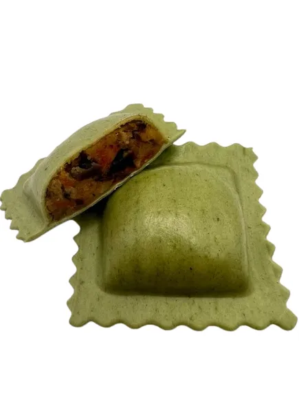 Ravioolid FINEDINE spinatises tainas, seentega, külmutatud, vegan, 1kg